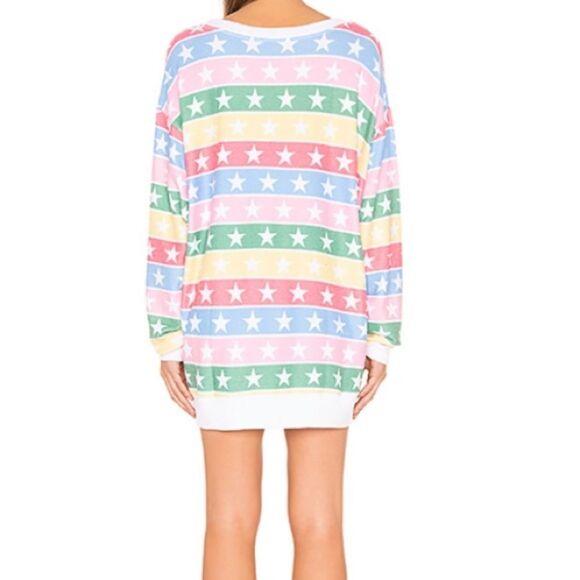 NWT Wildfox Stellar Stripe Roadtrip Sweatshirt - Picture 4 of 10